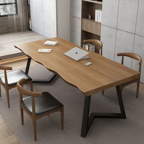 Elite Custom Wood Live Edge Office Table EWT - 07 - Elitecustomtable