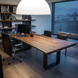Elite Custom Wood Slab Office Table EWT - 03 - Elitecustomtable