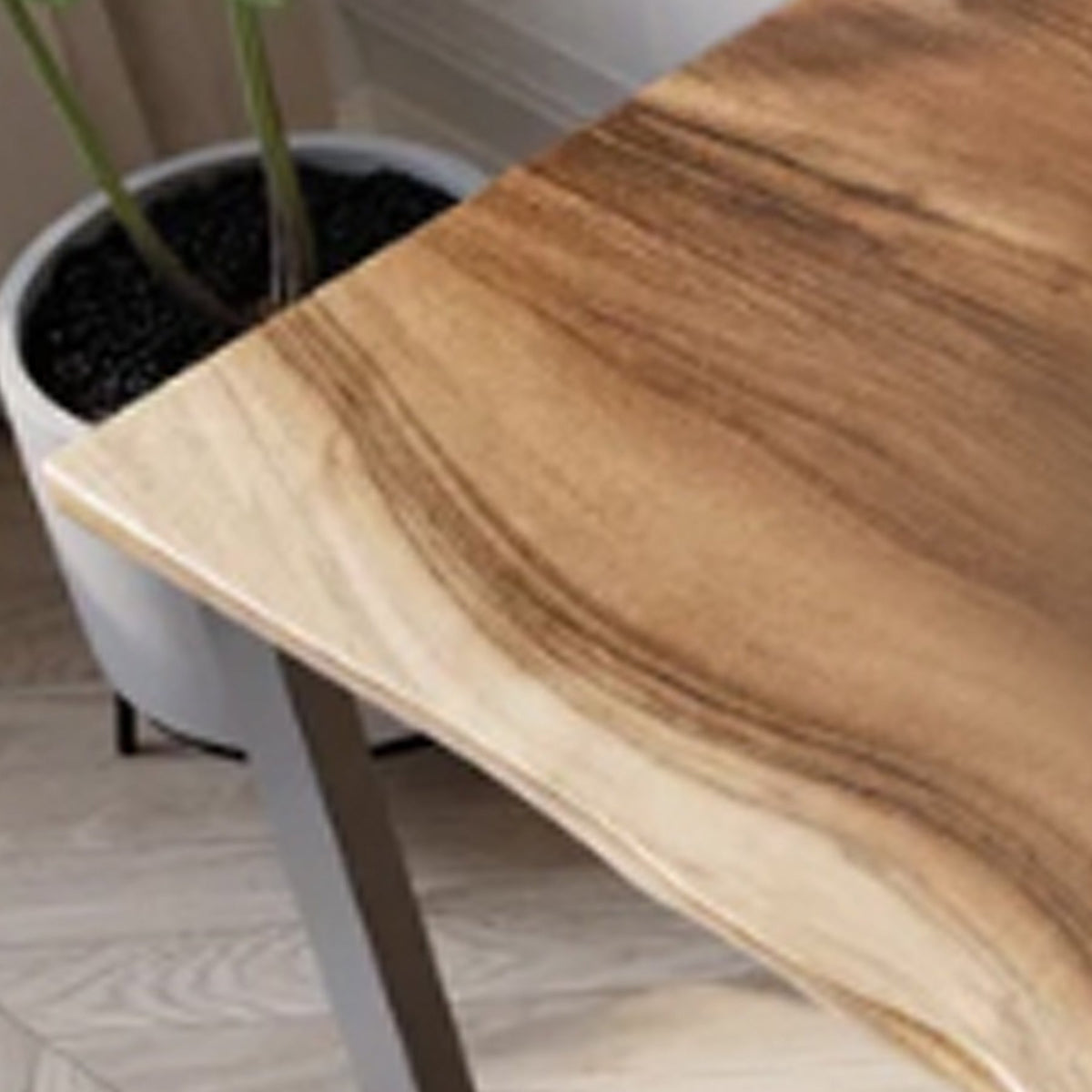 Elite Live Edge Walnut Custom Epoxy Office Table ECT-34 - Elitecustomtable