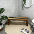 Elite Walnut Black Epoxy Resin Bench ECB - 04 – Handmade Wood Bench - Elitecustomtable