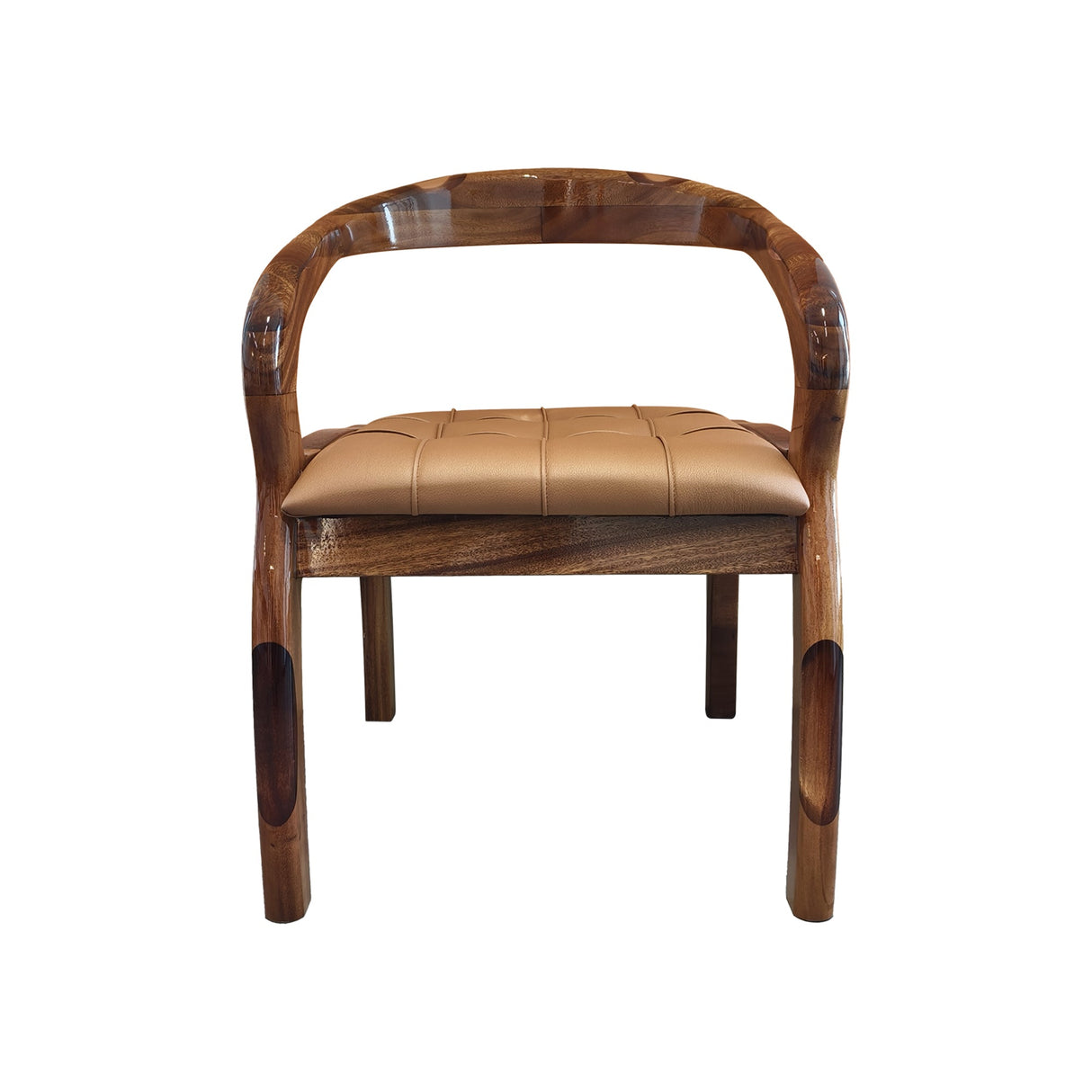 Elite Walnut Epoxy Resin Chair – ECC - 04 - Elitecustomtable