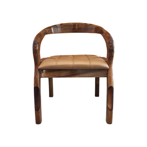 Elite Walnut Epoxy Resin Chair – ECC - 04 - Elitecustomtable