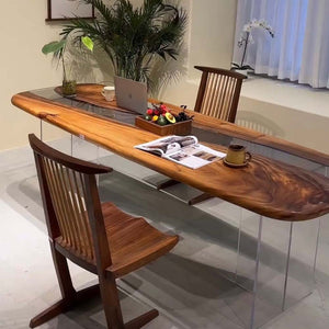 Elite Custom Olive Oval Epoxy Office Table ECT-39