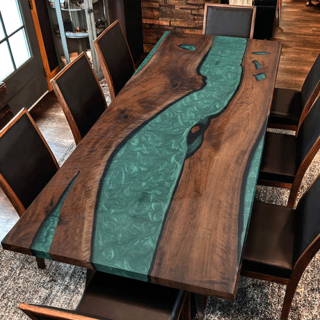epoxy dinning table ECT-218