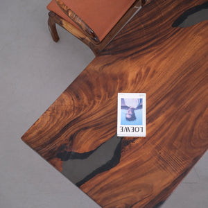 epoxy resin end table ECT-227 