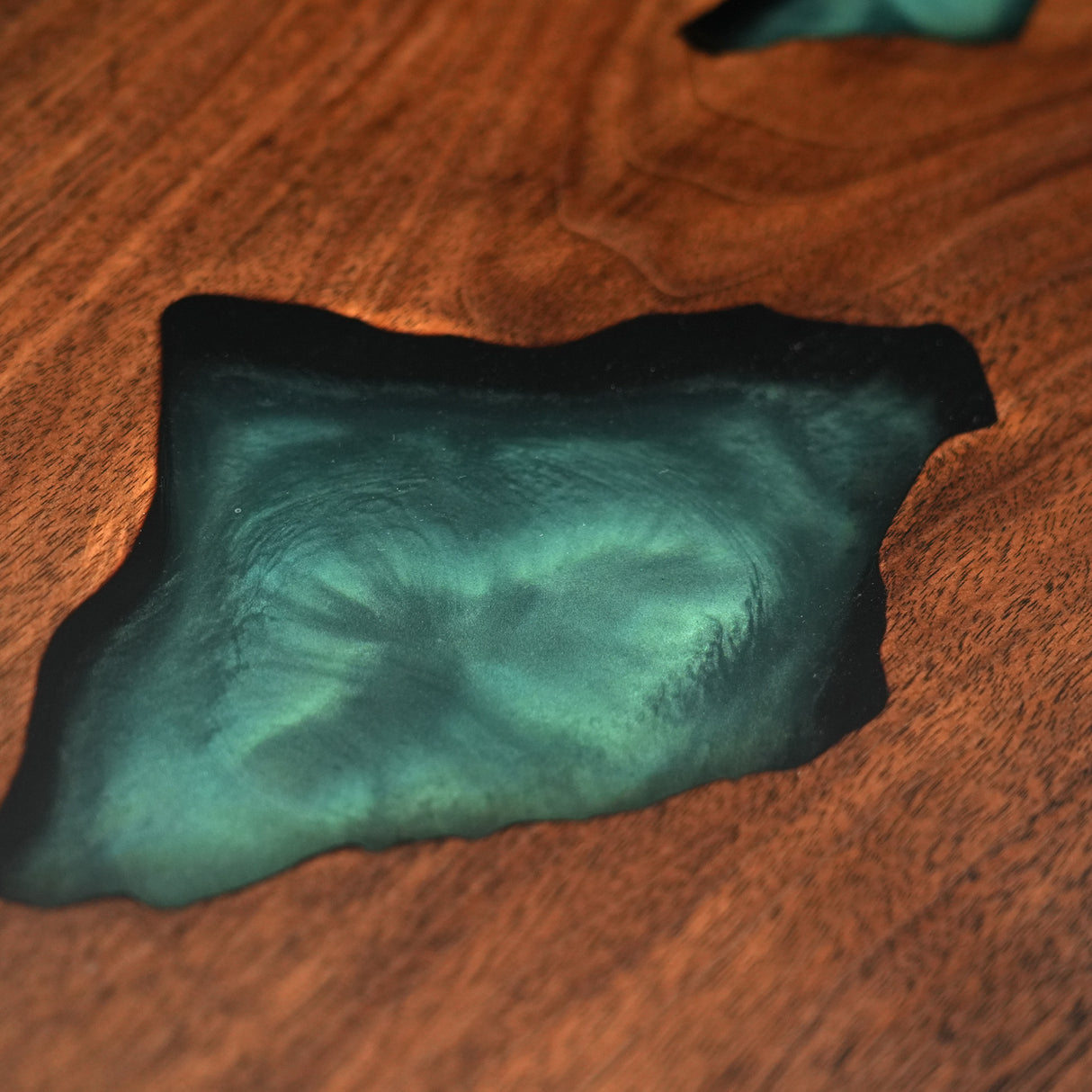 epoxy wood end table ECT-218