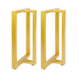 Golden Color Metal Table Leg/ Table Bases T - shape One Pair ETL - 04 - Elitecustomtable