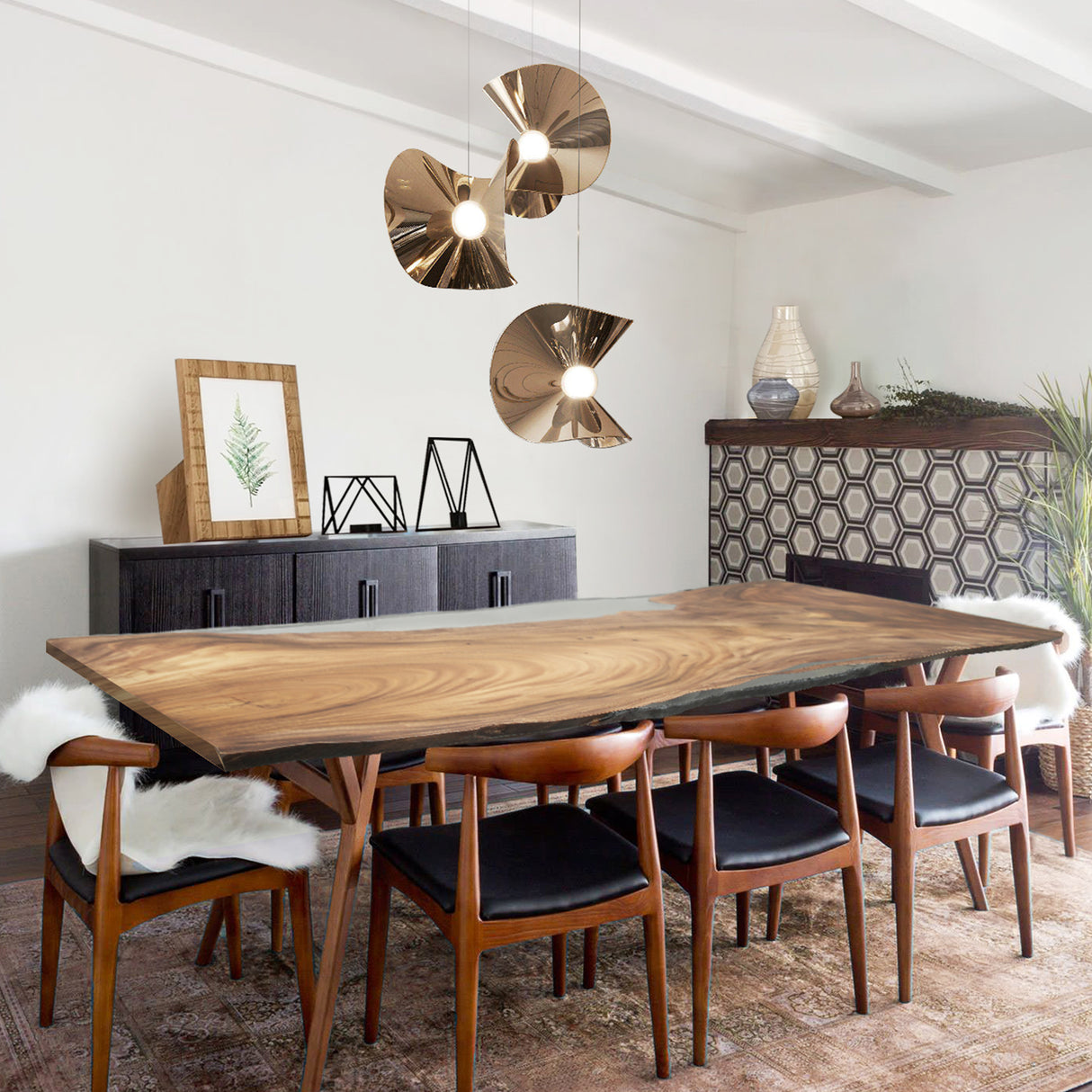 live edge table epoxy ECT-14