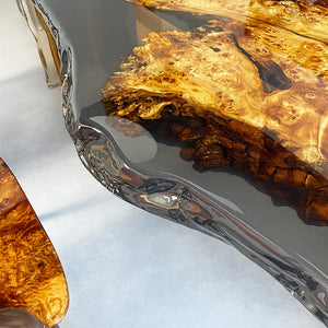 live edge wood epoxy table ECT-221