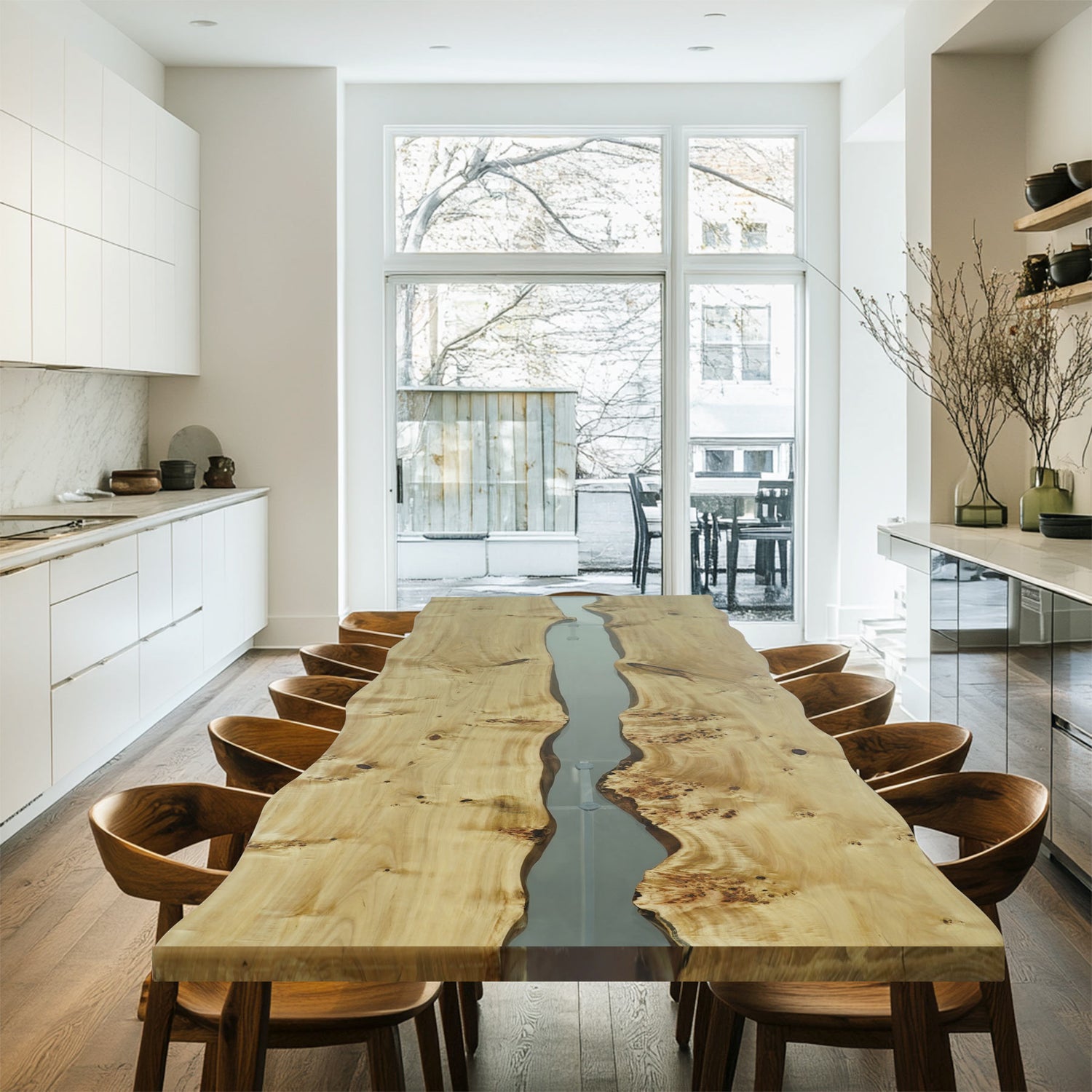 live wood epoxy table ECT-75