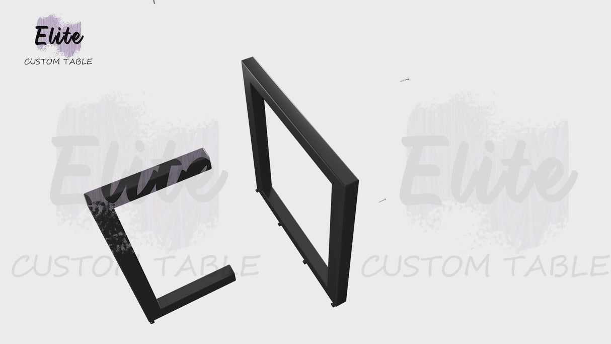 Elite Olive Wood & Black Epoxy Round Table ECT-127