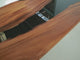 Elite Custom Olive Wood Conference Table with Glossy Black Epoxy Resin ECT-74