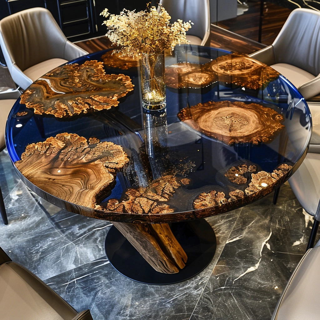 resin table round ECT-10