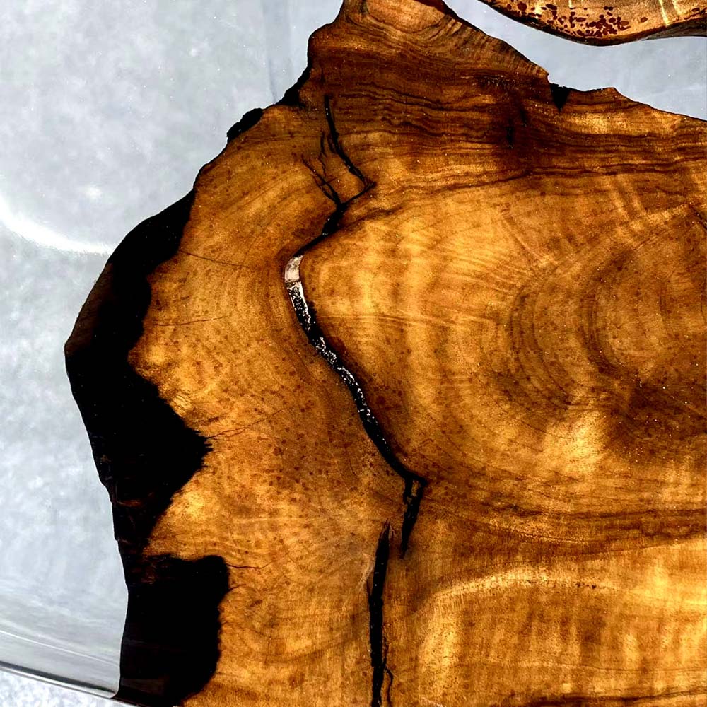 table with resin top