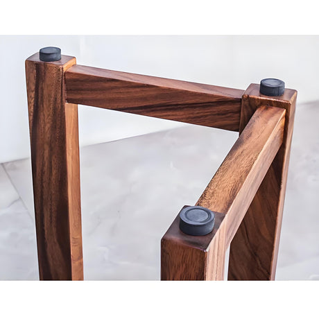 Walnut Wood Table Legs/Table Base L - shape One - pair ETL - 20 - Elitecustomtable