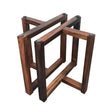Walnut Wood Table Legs/Table Base T - shape One - pair ETL - 19 - Elitecustomtable