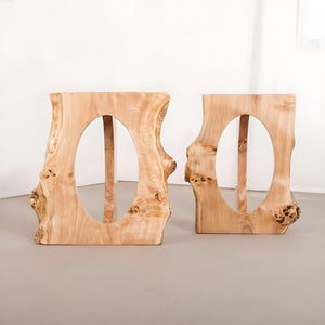 Wood Epoxy Coffee Table Legs/Table Base One - Pair ETL - 25 - Elitecustomtable