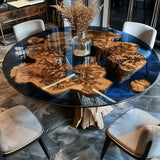 wood and resin tables ECT-10