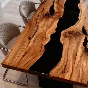 wood epoxy table ECT-241